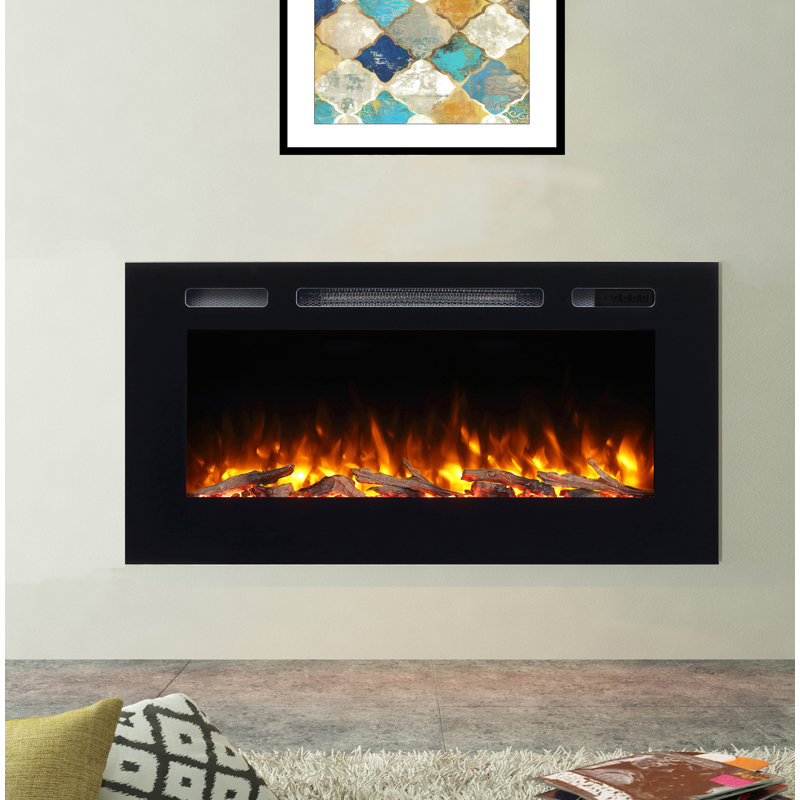 Belfry Heating Emanuel Recessed Wall Mounted Electric Fire & Reviews
